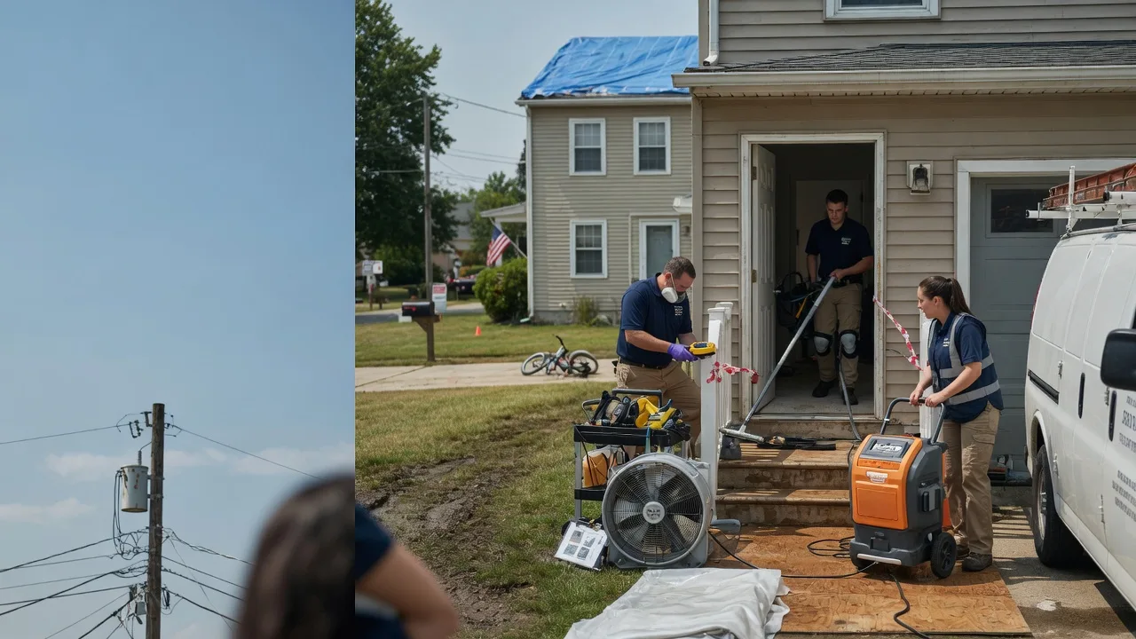 Water Damage Repair in New Century, KS near me